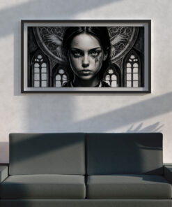 Gothic Wall Art The Lady Plague