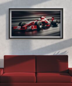 F1 wall art Ruby Racer