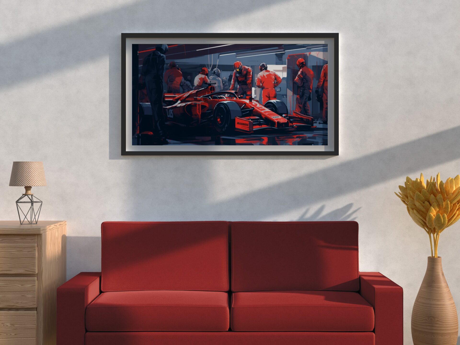 F1 wall art Ruby Roadster