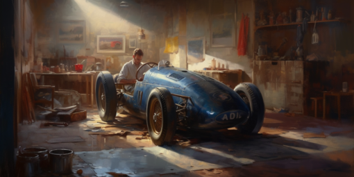 F1 wall art – The Vintage One