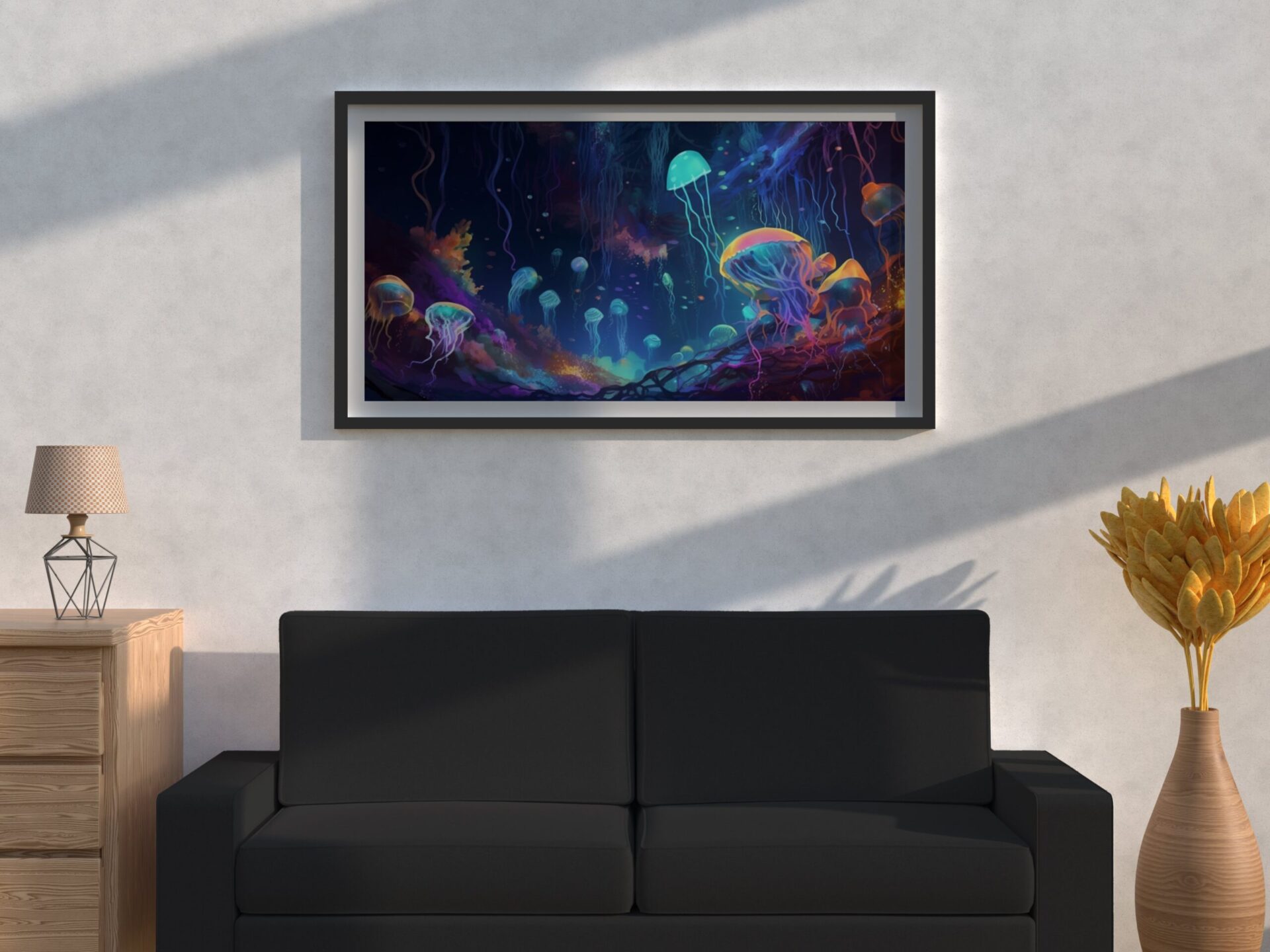 Trippy Wall art Psychedelic Fusion