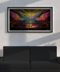 Trippy Wall art Abstract Mindscapes