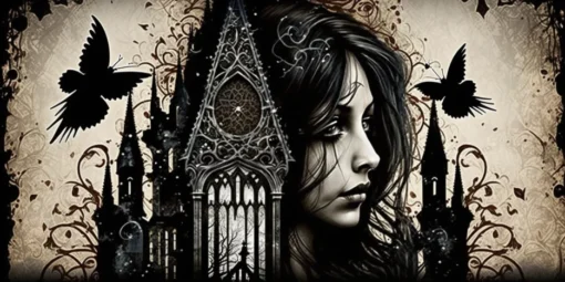 Gothic Wall Art Prophetess Of The Church