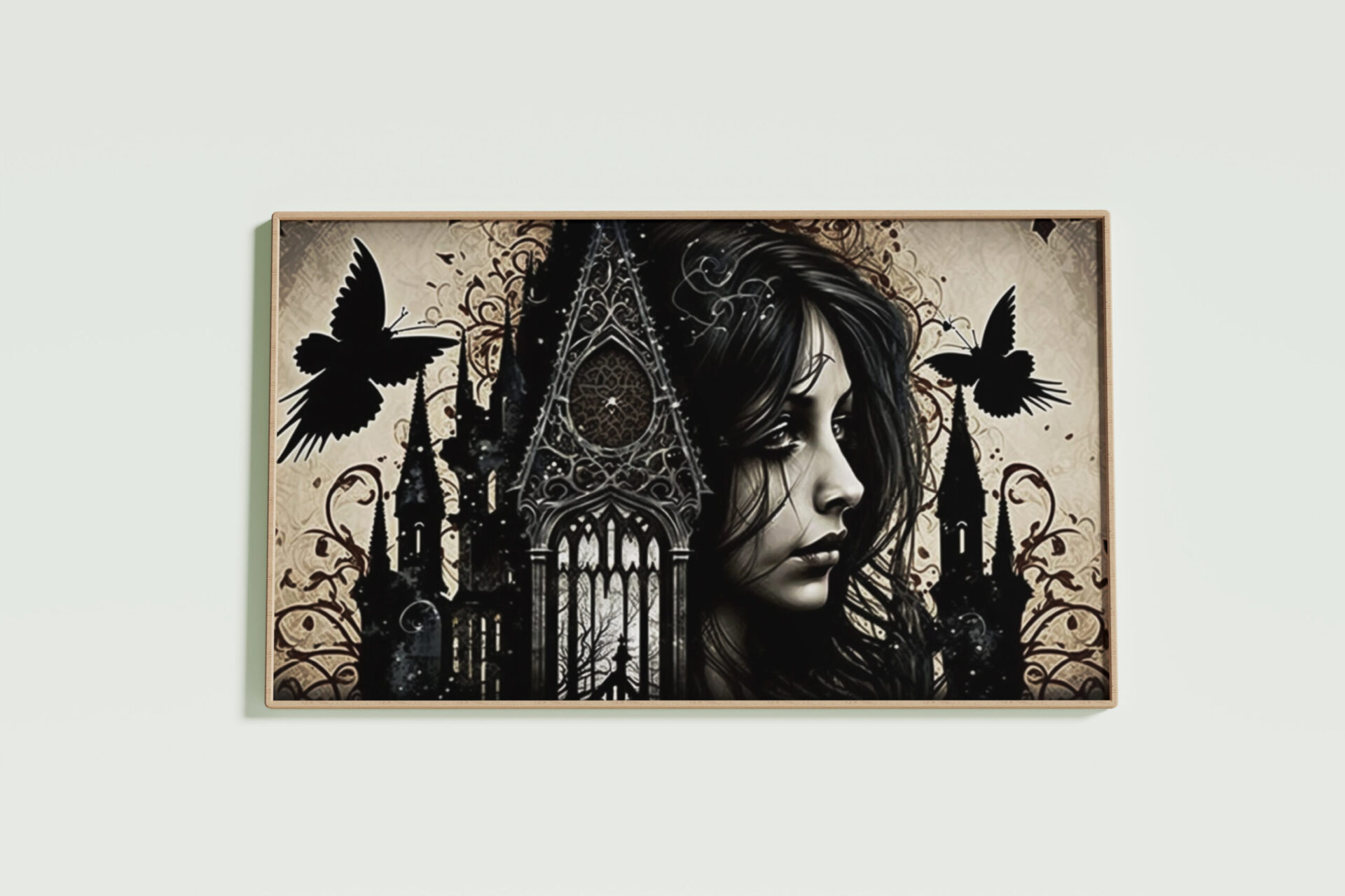 Gothic Wall Art Prophetess Of The Church