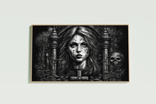 Gothic Wall Art Mistress of the Wolves