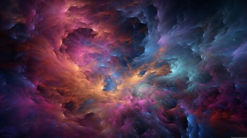 Trippy Wall Art The Psy Clouds
