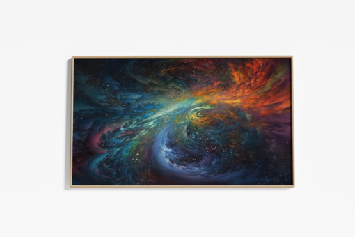 Trippy Wall Art The Symphony Of The Galaxy