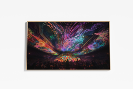 Trippy Wall Art The Symphony of psychedelic