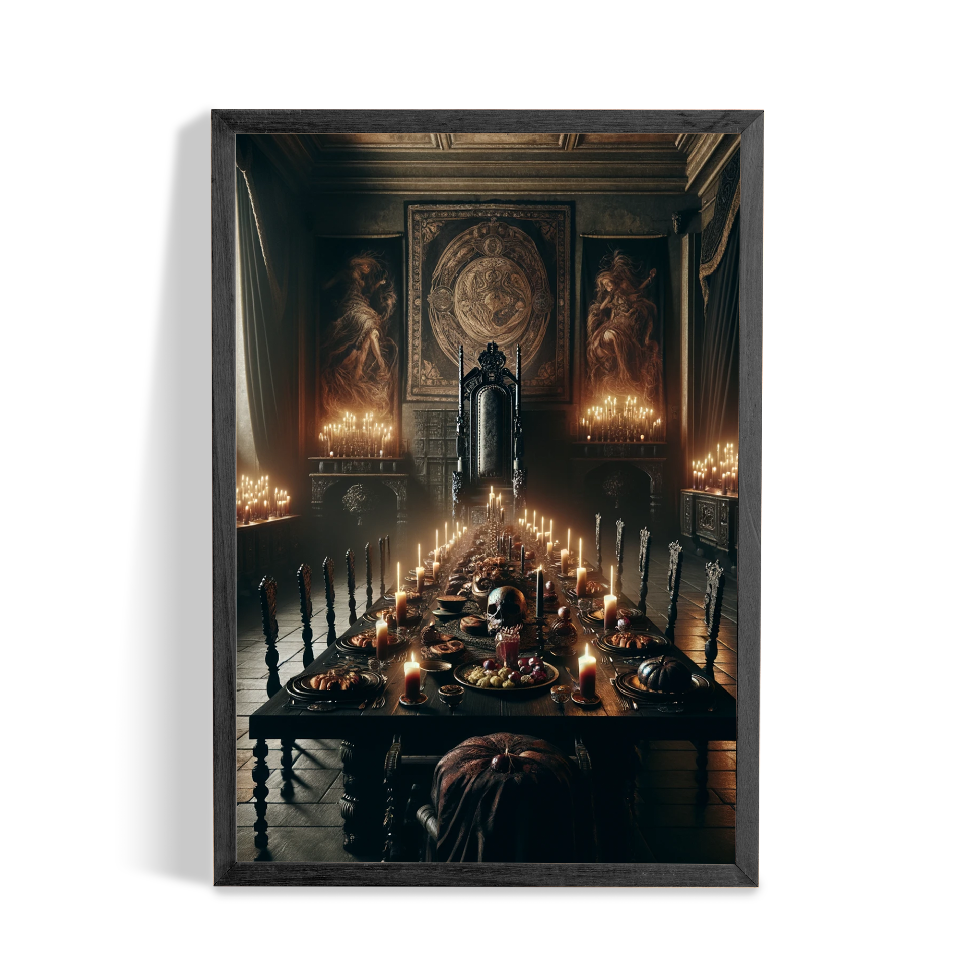 Gothic Wall Art The Banquet Hall of Shadows