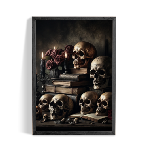 Gothic Wall Art The Cryptic Skull Collective