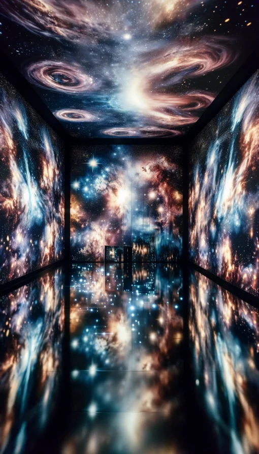 Trippy Wall Art Astral Projection Room