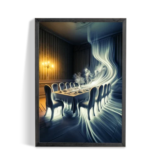 Trippy Wall Art Ghostly Banquet Chamber