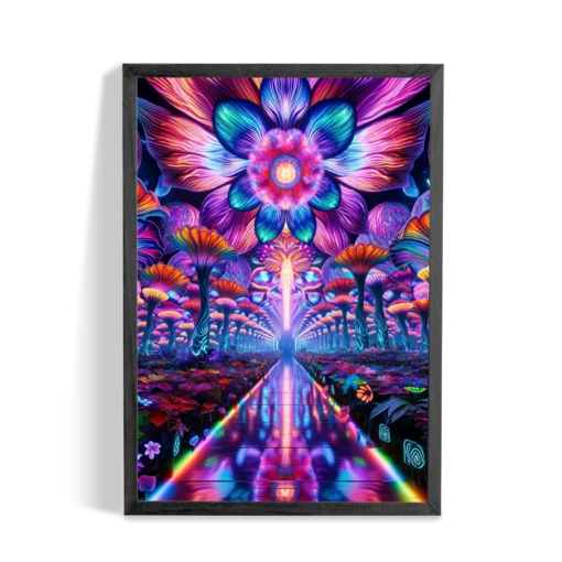 Psychedelic Garden Canvas