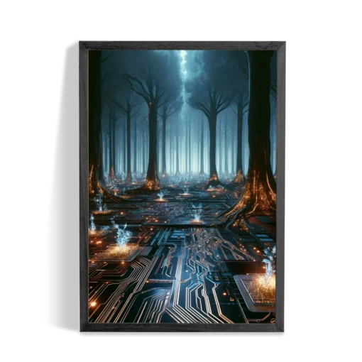 The Circuit Forest Canvas Art