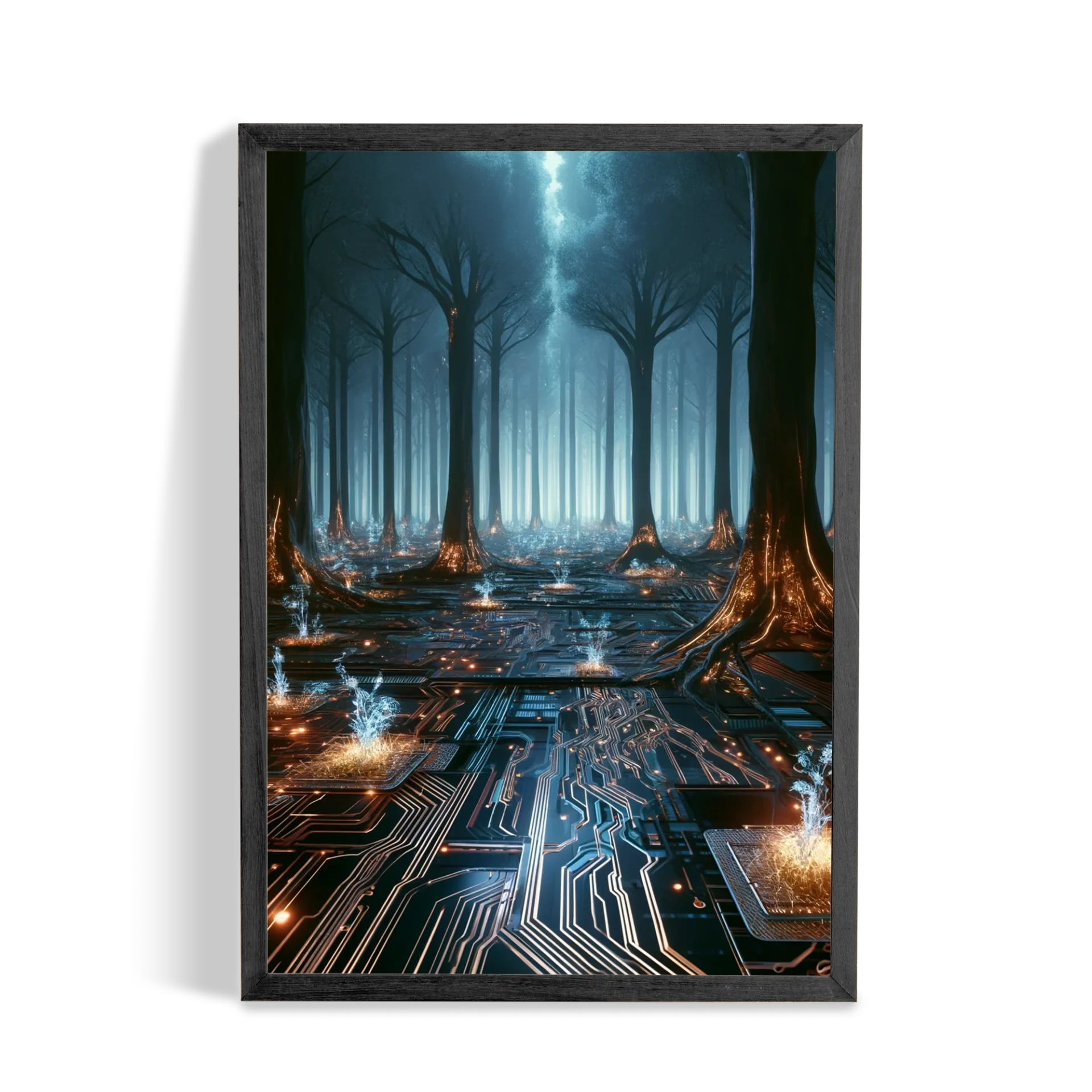 The Circuit Forest Canvas Art